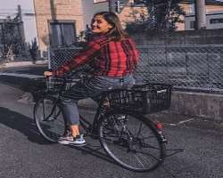 Apart from volleyball, she also loves to ride bikes Apart from volleyball, she also loves to ride bikes.